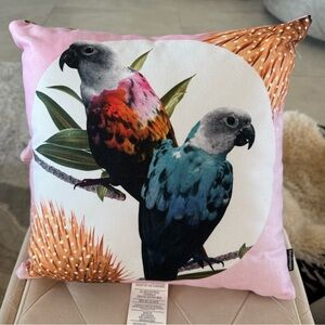 Colorful Parrot Decorative Pillow